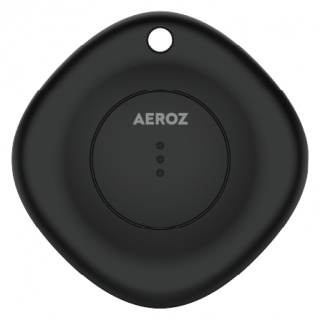 AEROZ TAG-1000 Black - Nyckelsökare för användning med iPhone - Fungerar med Apples Find My-app
