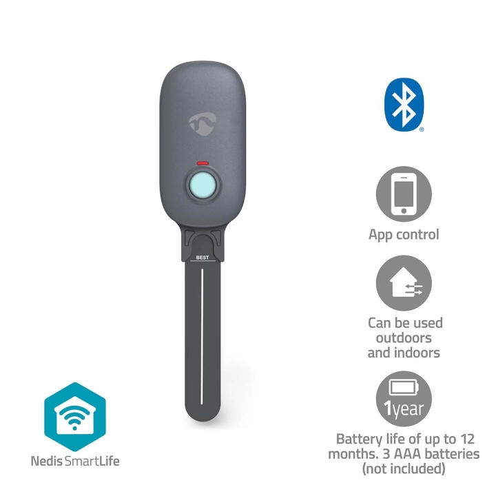 Nedis SmartLife Soil Moisture Meter | Bluetooth® | Battery Powered | IP55 | 0 - 100 | Android™ / IOS i gruppen HEM, HUSHÅLL & TRÄDGÅRD / Smarta hem / Smarta sensorer hos TP E-commerce Nordic AB (C82804)