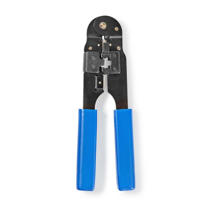Nedis Crimp pliers | CAT5e / CAT6 / CAT6a | Skärande / Stripp / Tång | ABS / Stål | Blå i gruppen DATORER & KRINGUTRUSTNING / Datorkomponenter / Verktyg & Montering hos TP E-commerce Nordic AB (C82807)