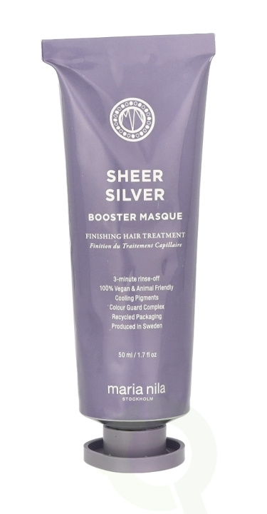 Maria Nila Sheer Silver Booster Masque 50 ml i gruppen SKÖNHET & HÄLSA / Hår & Styling / Hårvårdsprodukter / Hårinpackning hos TP E-commerce Nordic AB (C82881)