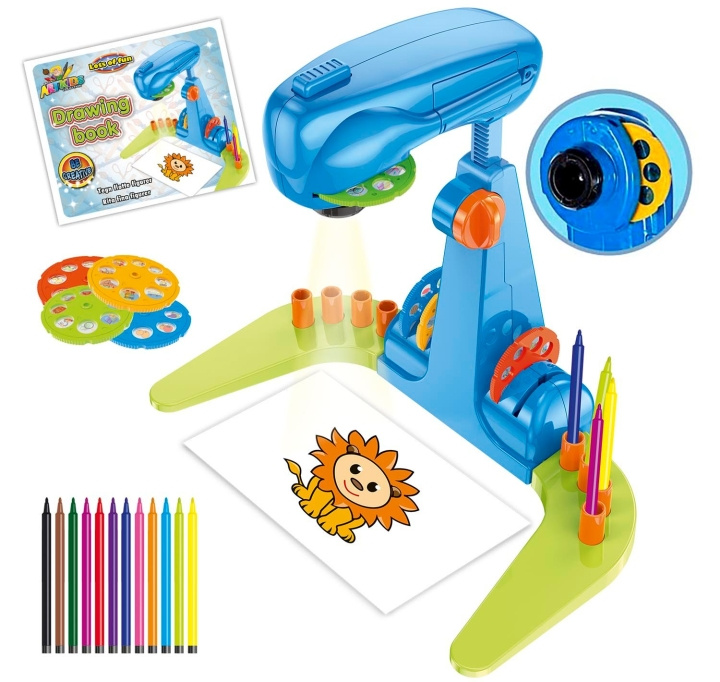 ArtKids Ritning projektor (32930) i gruppen LEKSAKER, BARN- & BABYPRODUKTER / Leksaker / Rita & Räkna hos TP E-commerce Nordic AB (C83142)
