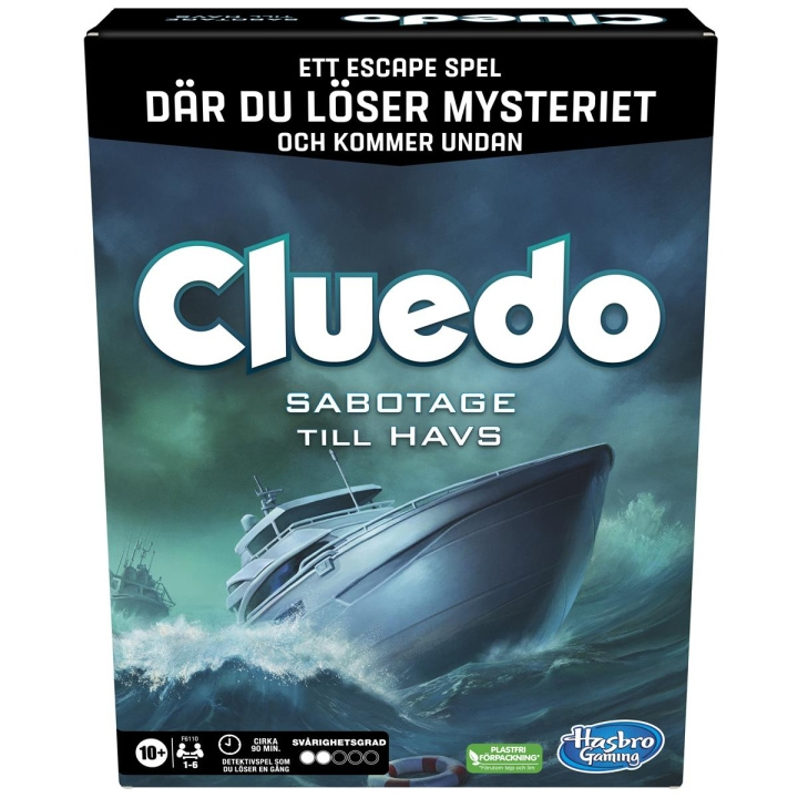 Hasbro Cluedo Escape Danger på S.S. Disaster (SE) i gruppen LEKSAKER, BARN- & BABYPRODUKTER / Spel / Sällskapsspel hos TP E-commerce Nordic AB (C83262)