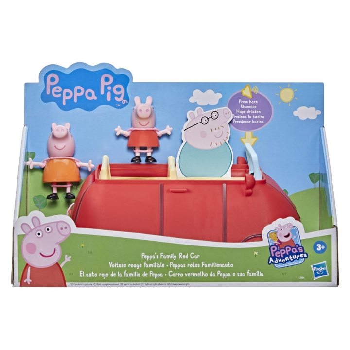 Hasbro Peppa Pig Peppas familj Röd bil i gruppen LEKSAKER, BARN- & BABYPRODUKTER / Leksaker / Lekset hos TP E-commerce Nordic AB (C83345)