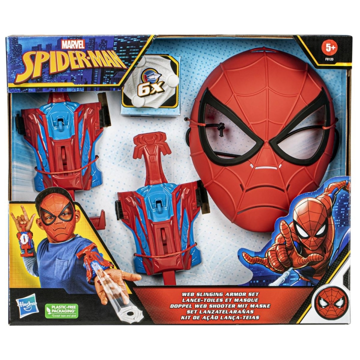 Spider-Man Web Slinging rustningsset i gruppen LEKSAKER, BARN- & BABYPRODUKTER / Leksaker / Actionlek hos TP E-commerce Nordic AB (C83374)