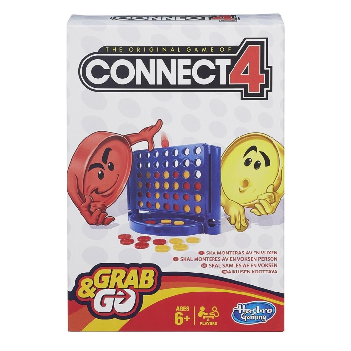 Hasbro Grab & Go Connect 4 i gruppen LEKSAKER, BARN- & BABYPRODUKTER / Spel / Sällskapsspel hos TP E-commerce Nordic AB (C83443)