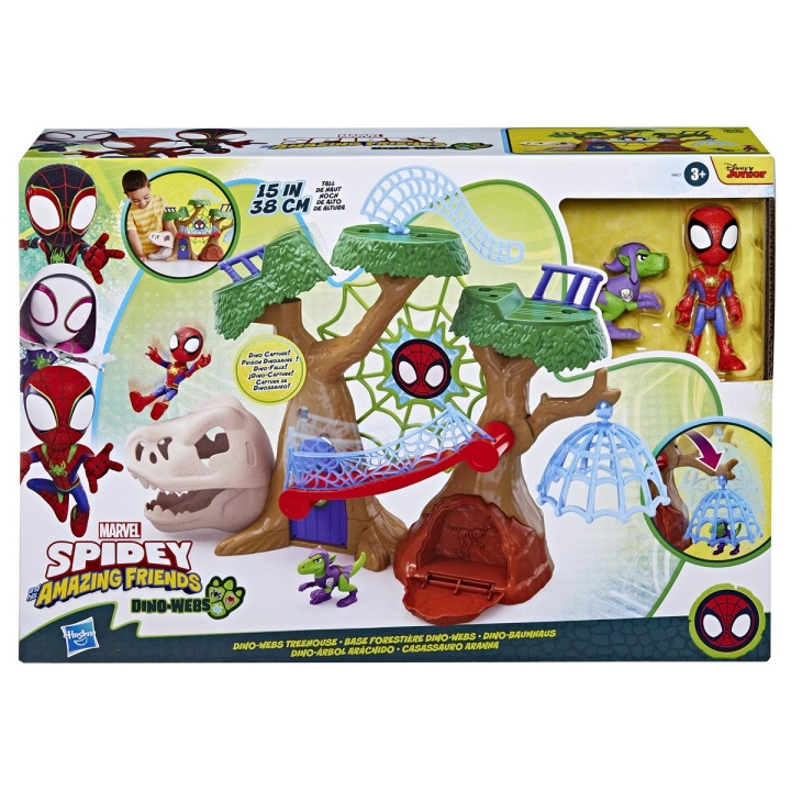 Spidey och hans fantastiska vänner - lekset Dino Webs trädkoja i gruppen LEKSAKER, BARN- & BABYPRODUKTER / Leksaker / Lekset hos TP E-commerce Nordic AB (C83482)