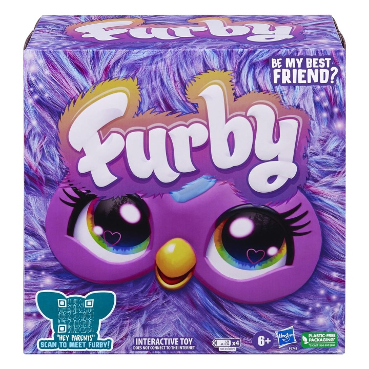 Hasbro Furby interaktiv plyschleksak lila (EN) i gruppen LEKSAKER, BARN- & BABYPRODUKTER / Leksaker / Elektronik & Media / Interaktiva leksaker hos TP E-commerce Nordic AB (C83501)