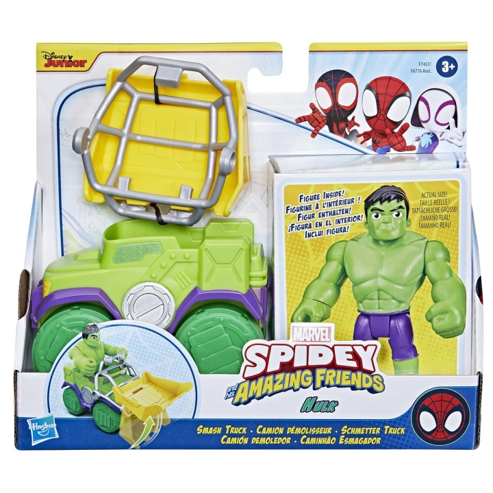 Spidey och hans fantastiska vänner Fordon & figur Hulk i gruppen LEKSAKER, BARN- & BABYPRODUKTER / Leksaker / Figurer, Miniatyrer & tillbehör hos TP E-commerce Nordic AB (C83548)