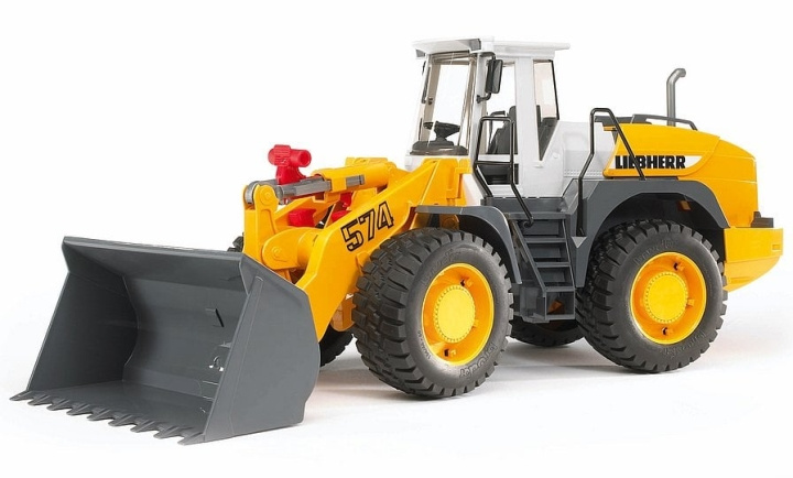 Bruder Liebherr L574 hjullastare (02430) i gruppen LEKSAKER, BARN- & BABYPRODUKTER / Leksaker / Leksaksbilar & andra fordon hos TP E-commerce Nordic AB (C83590)