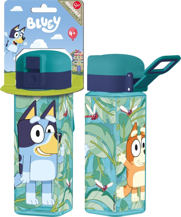 BLUEY BLUEY Stor - - Vattenflaska (49602) | LEKSAKER, BARN- & BABYPRODUKTER - Äta & Dricka - Flaskor & Barnmuggar | GameStuff
