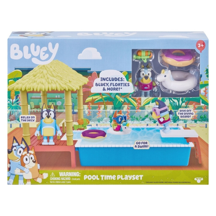 BLUEY Lekset för pooltid - (90204) i gruppen LEKSAKER, BARN- & BABYPRODUKTER / Leksaker / Lekset hos TP E-commerce Nordic AB (C83791)