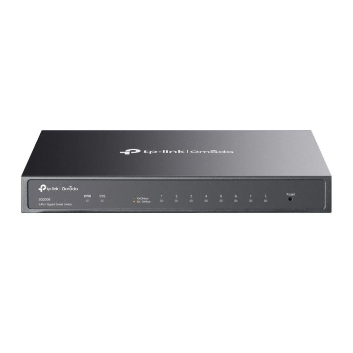 TP-Link JetStream 8-portars Gigabit Smart Switch i gruppen DATORER & KRINGUTRUSTNING / Nätverk / Switchar hos TP E-commerce Nordic AB (C83830)