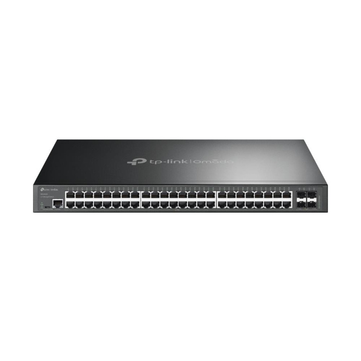 TP-Link JetStream 48-portars Gigabit L2+ hanterad switch med 4 10GE SFP+-platser i gruppen DATORER & KRINGUTRUSTNING / Nätverk / Switchar hos TP E-commerce Nordic AB (C83879)