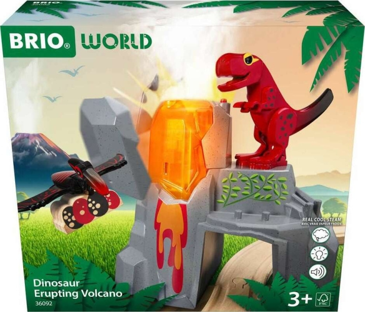 BRIO Aktiv vulkan med dinosaurier - (36092 ) | LEKSAKER, BARN- & BABYPRODUKTER - Leksaker - Byggleksaker - Brio tågbanor | GameStuff