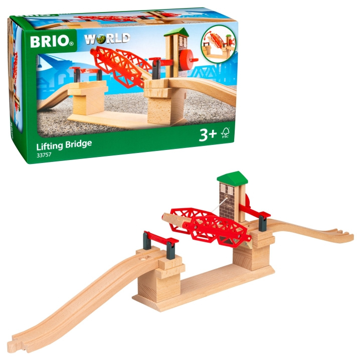 BRIO Lyftande bro (33757) i gruppen LEKSAKER, BARN- & BABYPRODUKTER / Leksaker / Byggleksaker / Brio tågbanor hos TP E-commerce Nordic AB (C84167)