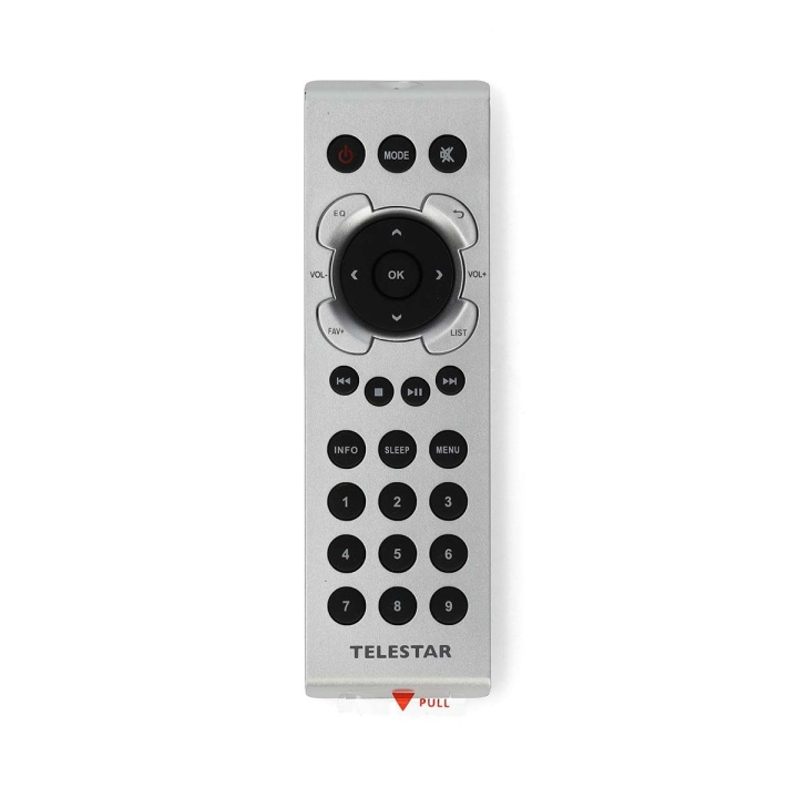 TELESTAR Remote Control DIRA M10 / S20 / S20i Silver i gruppen HEMELEKTRONIK / Ljud & Bild / TV & Tillbehör / Fjärrkontroller hos TP E-commerce Nordic AB (C84253)