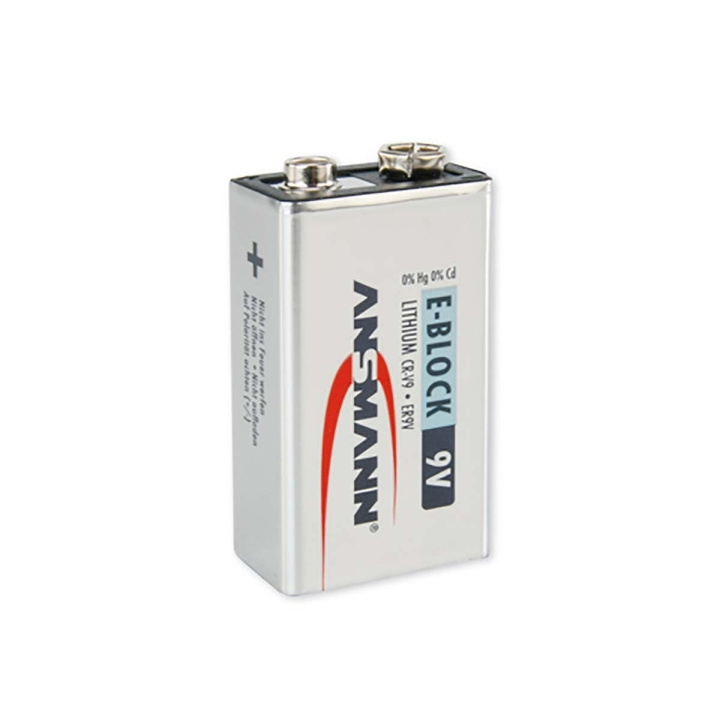 Ansmann 9V Extreme litiumbatteri i gruppen HEMELEKTRONIK / Batterier & Laddare / Batterier / 9V hos TP E-commerce Nordic AB (C84263)