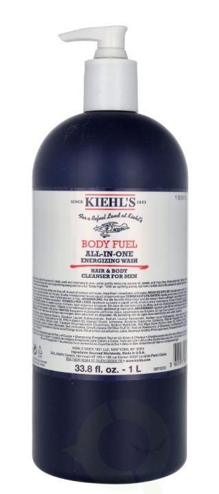 Kiehl\'s Body Fuel All-in-One Energizing Body Wash 1000 ml i gruppen SKÖNHET & HÄLSA / Hudvård / Kroppsvård / Bad & Duschcreme hos TP E-commerce Nordic AB (C84348)
