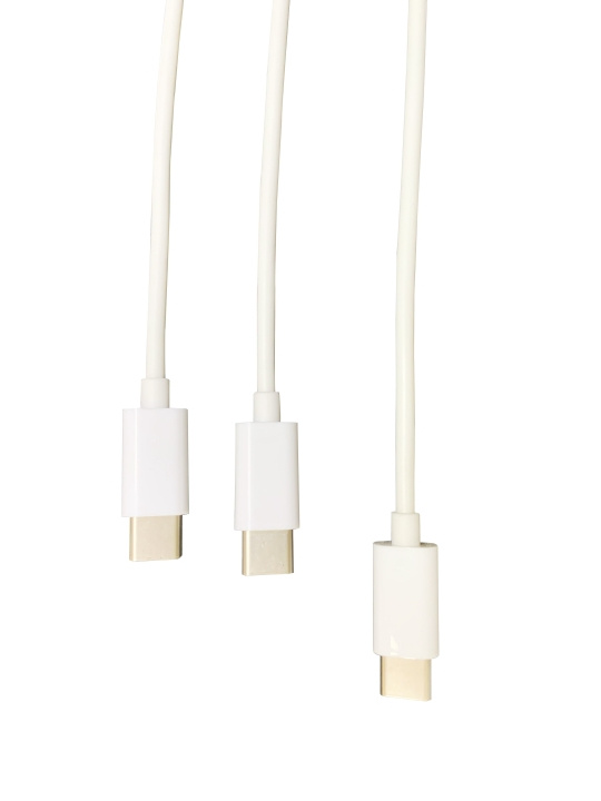 Steelplay Dual Play & Charge-kabel för Ps5-kontroller - vit i gruppen HEMELEKTRONIK / Spelkonsoler & Tillbehör / Xbox Series X/S / Tillbehör hos TP E-commerce Nordic AB (C84814)
