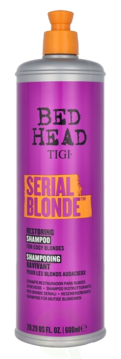 TIGI Bh Serial Blonde Restoring Shampoo 600 ml i gruppen SKÖNHET & HÄLSA / Hår & Styling / Hårvårdsprodukter / Schampo hos TP E-commerce Nordic AB (C84983)