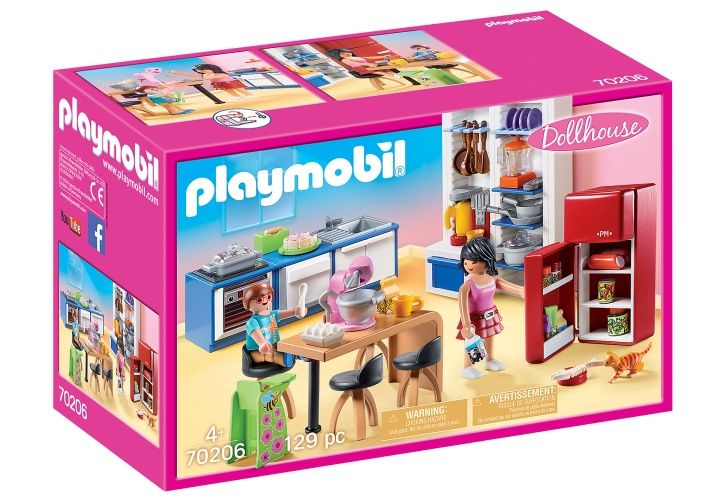Playmobil Familjens kök (70206) i gruppen LEKSAKER, BARN- & BABYPRODUKTER / Leksaker / Lekset hos TP E-commerce Nordic AB (C85188)