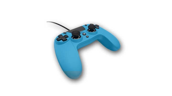 Gioteck Playstation 4 VX-4 trådbunden handkontroll (blå) i gruppen HEMELEKTRONIK / Spelkonsoler & Tillbehör / Sony PlayStation 4 / Tillbehör hos TP E-commerce Nordic AB (C85193)