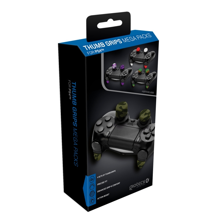 Gioteck Playstation 4 Tumgrepp Mega Pack i gruppen HEMELEKTRONIK / Spelkonsoler & Tillbehör / Sony PlayStation 4 / Tillbehör hos TP E-commerce Nordic AB (C85246)