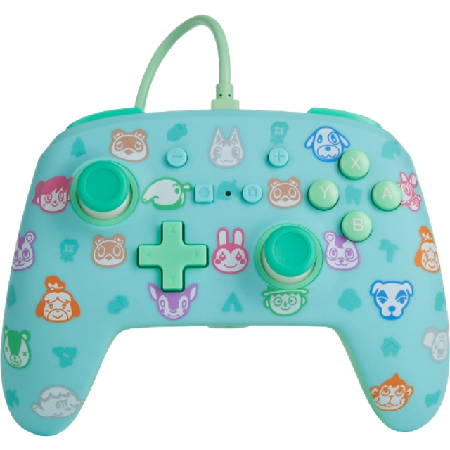 PowerA Nintendo Switch trådbunden handkontroll - Animal Crossing i gruppen HEMELEKTRONIK / Spelkonsoler & Tillbehör / Nintendo Switch / Tillbehör hos TP E-commerce Nordic AB (C85249)