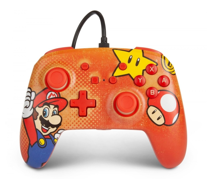 PowerA Nintendo Switch Enh trådbunden handkontroll - Mario Vintage i gruppen HEMELEKTRONIK / Spelkonsoler & Tillbehör / Nintendo Switch / Tillbehör hos TP E-commerce Nordic AB (C85266)