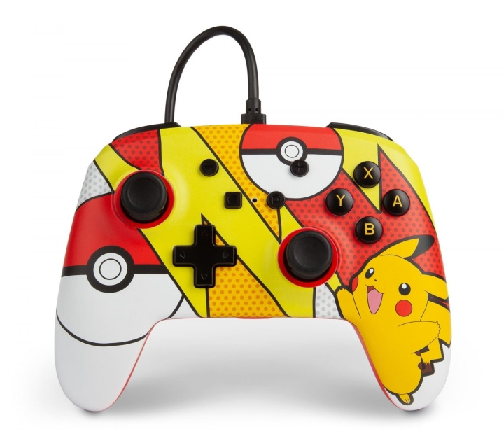 PowerA Nintendo Switch Enh trådbunden handkontroll - Pop Art i gruppen HEMELEKTRONIK / Spelkonsoler & Tillbehör / Nintendo Switch / Tillbehör hos TP E-commerce Nordic AB (C85268)
