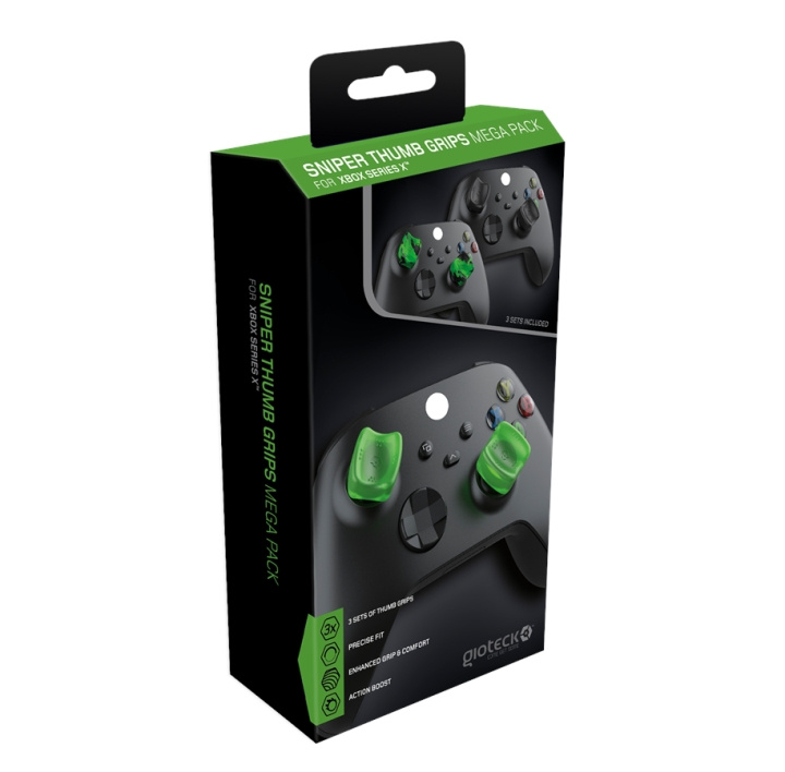 Gioteck Sniper Mega Pack Thumb Grips i gruppen HEMELEKTRONIK / Spelkonsoler & Tillbehör / Xbox Series X/S / Tillbehör hos TP E-commerce Nordic AB (C85269)