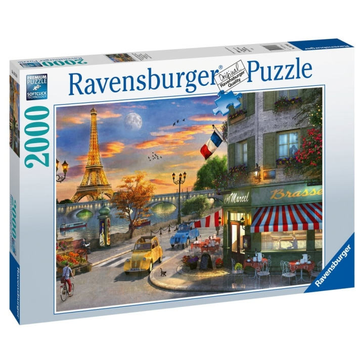 Ravensburger Pussel 2000p - Paris solnedgång (10216716) i gruppen SPORT, FRITID & HOBBY / Hobby / Pussel hos TP E-commerce Nordic AB (C85285)