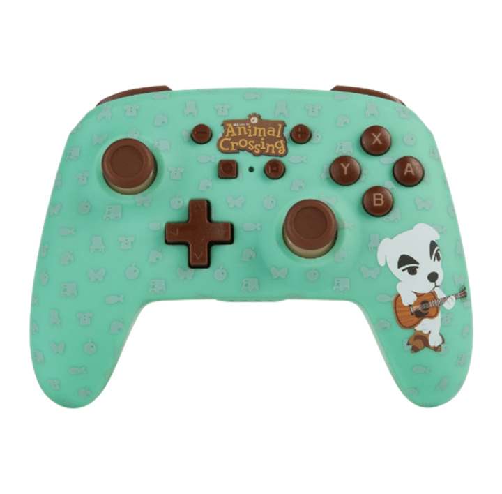 PowerA Nintendo Switch trådlös handkontroll Animal Crossing i gruppen HEMELEKTRONIK / Spelkonsoler & Tillbehör / Nintendo Switch / Tillbehör hos TP E-commerce Nordic AB (C85357)