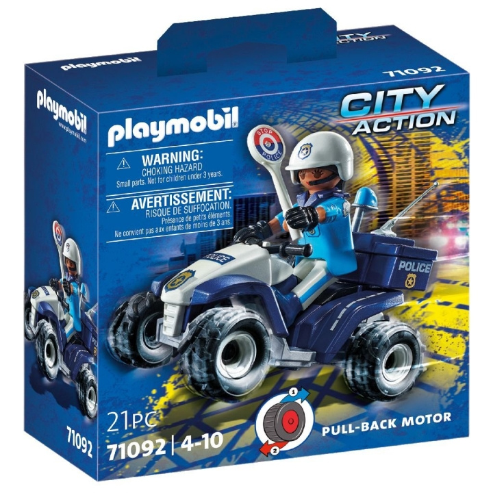 Playmobil Polis Quad (71092) i gruppen LEKSAKER, BARN- & BABYPRODUKTER / Leksaker / Lekset hos TP E-commerce Nordic AB (C85446)