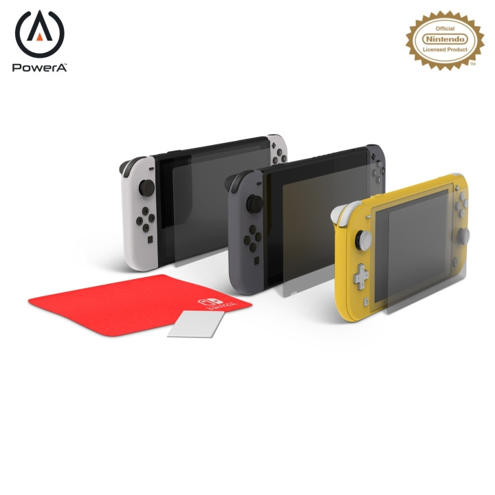 PowerA Antireflexskärmskyddssats /Nintendo Switch i gruppen HEMELEKTRONIK / Spelkonsoler & Tillbehör / Nintendo Switch / Tillbehör hos TP E-commerce Nordic AB (C85468)