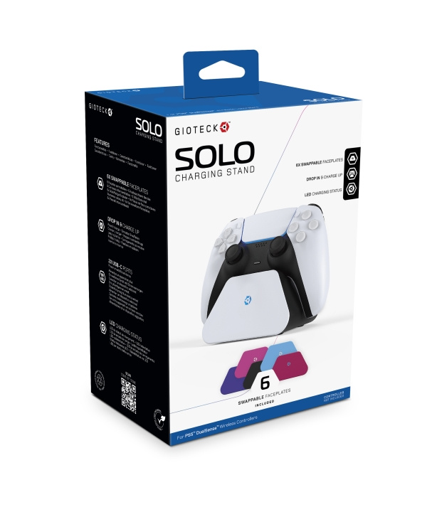 Gioteck Solo laddningsstativ i gruppen HEMELEKTRONIK / Spelkonsoler & Tillbehör / Sony PlayStation 5 / Tillbehör hos TP E-commerce Nordic AB (C85504)