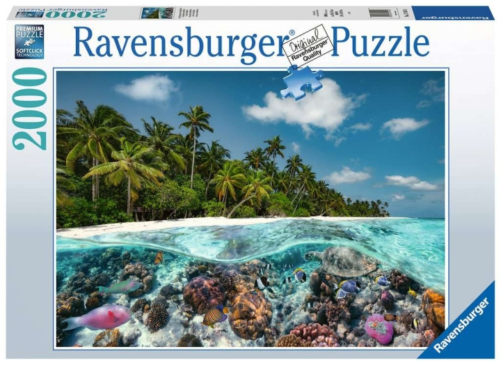 Ravensburger Ett dyk i Maldiverna 2000p - (10217441) i gruppen SPORT, FRITID & HOBBY / Hobby / Pussel hos TP E-commerce Nordic AB (C85669)