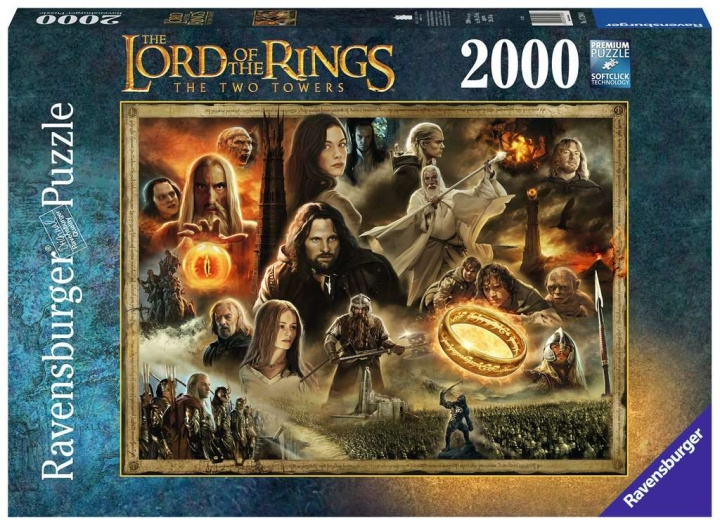 Ravensburger Sagan om ringen - De två tornen 2000p - (10217294) i gruppen SPORT, FRITID & HOBBY / Hobby / Pussel hos TP E-commerce Nordic AB (C85711)