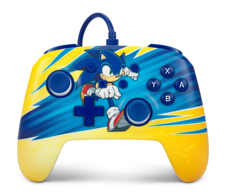 PowerA Förbättrad trådbunden handkontroll för Nintendo Switch - Sonic Boost i gruppen HEMELEKTRONIK / Spelkonsoler & Tillbehör / Nintendo Switch / Tillbehör hos TP E-commerce Nordic AB (C85825)