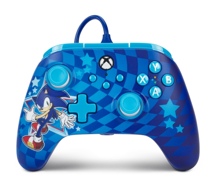 PowerA Advantage trådbunden handkontroll - Sonic Style /Xbox Series X i gruppen HEMELEKTRONIK / Spelkonsoler & Tillbehör / Xbox Series X/S / Tillbehör hos TP E-commerce Nordic AB (C85829)