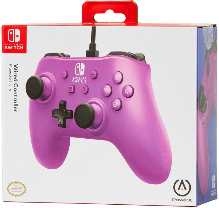 Powera Wired Controller Grape Purple i gruppen HEMELEKTRONIK / Spelkonsoler & Tillbehör / Nintendo Switch / Tillbehör hos TP E-commerce Nordic AB (C85929)