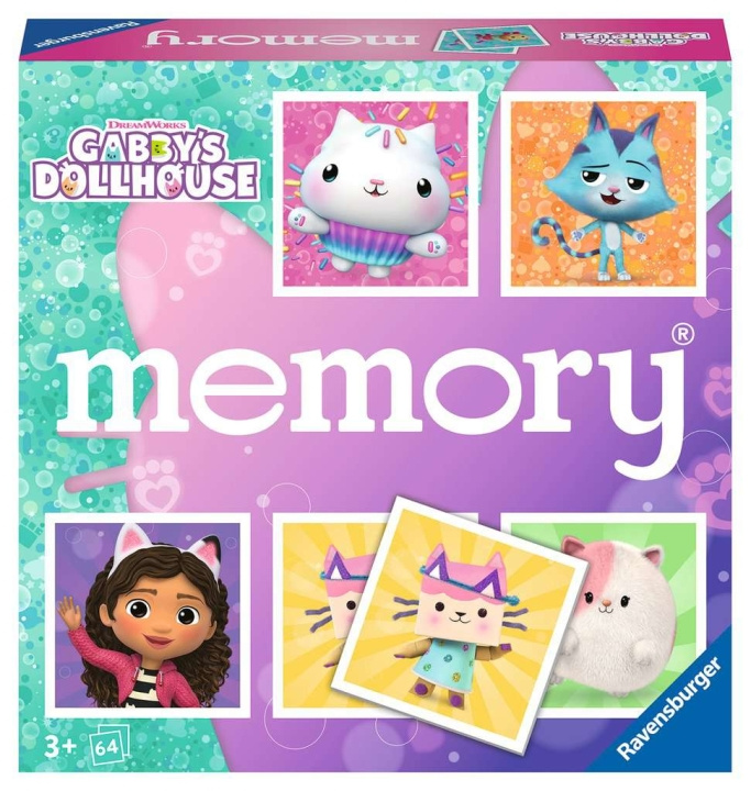 Ravensburger Gabby\'s Dollhouse memory i gruppen LEKSAKER, BARN- & BABYPRODUKTER / Spel / Sällskapsspel hos TP E-commerce Nordic AB (C86120)