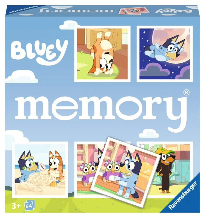 Ravensburger Bluey memory® i gruppen LEKSAKER, BARN- & BABYPRODUKTER / Spel / Sällskapsspel hos TP E-commerce Nordic AB (C86121)