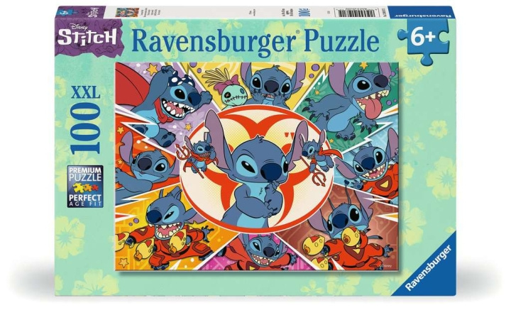 Ravensburger Pussel Disney Stitch 100p i gruppen LEKSAKER, BARN- & BABYPRODUKTER / Leksaker / Barnpussel hos TP E-commerce Nordic AB (C86154)