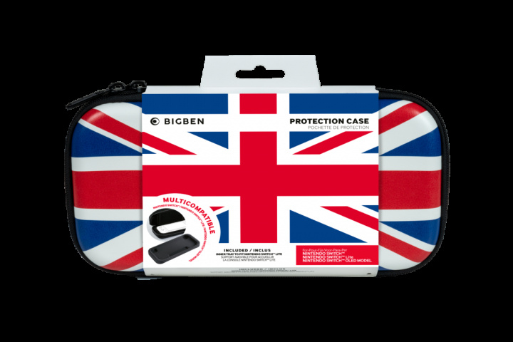 NACON Väska Fodral Uk Flag /Nintendo Switch i gruppen HEMELEKTRONIK / Spelkonsoler & Tillbehör / Nintendo Switch / Tillbehör hos TP E-commerce Nordic AB (C86323)