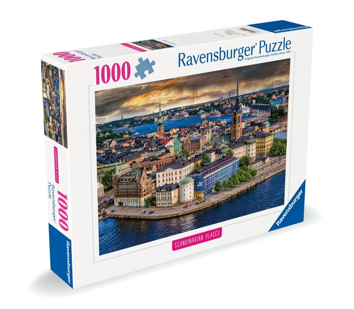 Ravensburger Pussel Skandinavisk Stockholm Sverige 1000p (12000114) i gruppen SPORT, FRITID & HOBBY / Hobby / Pussel hos TP E-commerce Nordic AB (C86401)