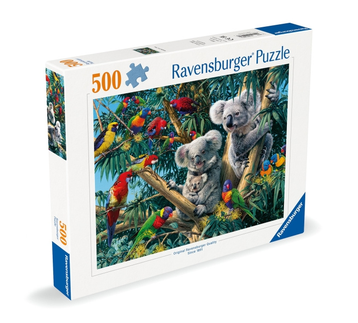 Ravensburger Pussel Koalas i ett träd 500p (12000206) i gruppen SPORT, FRITID & HOBBY / Hobby / Pussel hos TP E-commerce Nordic AB (C86409)