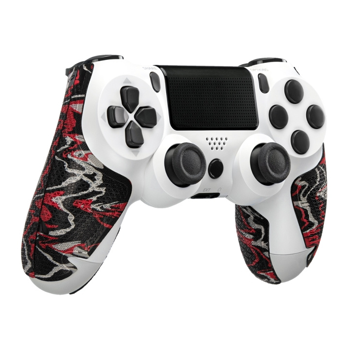 LIZARD SKINS DSP-handkontrollgrepp för PlayStation 4 - Wildfire Camo i gruppen HEMELEKTRONIK / Spelkonsoler & Tillbehör / Sony PlayStation 4 / Tillbehör hos TP E-commerce Nordic AB (C86410)
