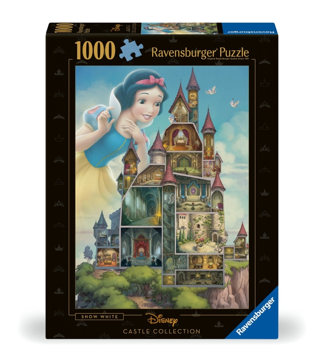 Ravensburger Pussel Disney Slott Snövit 1000p (12000257) i gruppen SPORT, FRITID & HOBBY / Hobby / Pussel hos TP E-commerce Nordic AB (C86421)