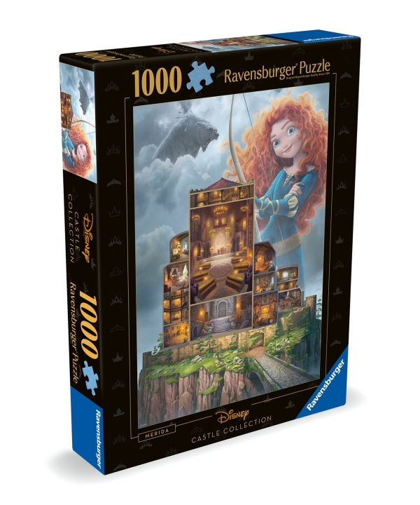 Ravensburger Pussel Disney Slott Merida 1000p (12000263) i gruppen SPORT, FRITID & HOBBY / Hobby / Pussel hos TP E-commerce Nordic AB (C86428)